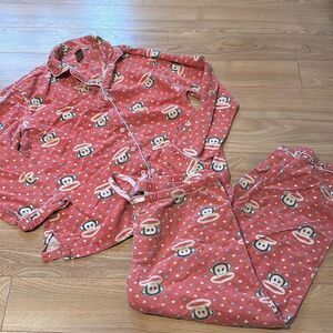 Paul Frank Red Pajama Set Size L 100% Cotton